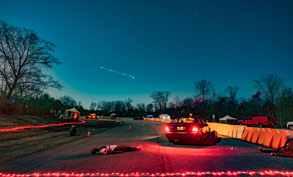 Night course ready for performer teams, DARPA Triage Challenge Workshop 2.